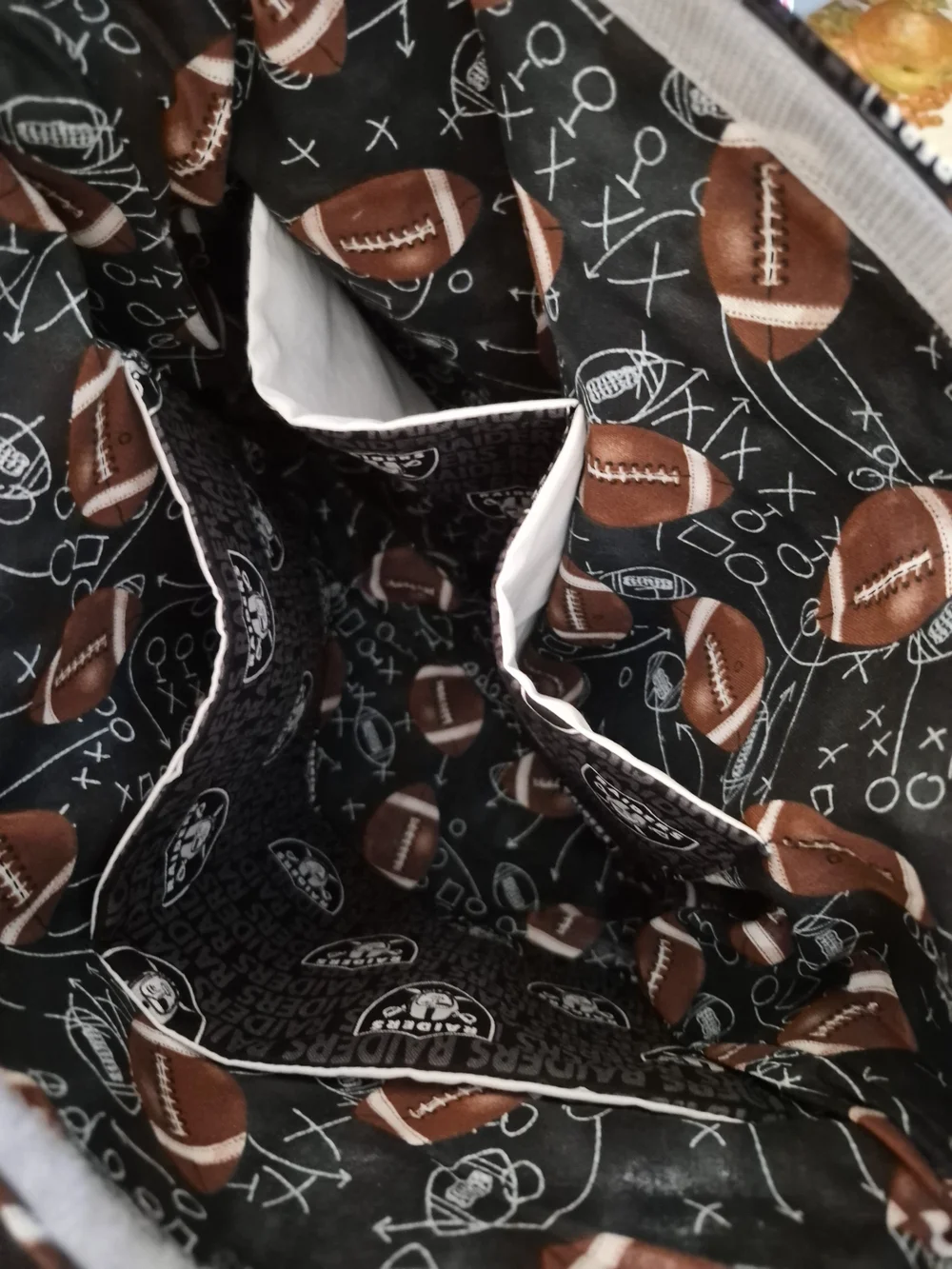 NFL Riders  Black Logo Tote Bag